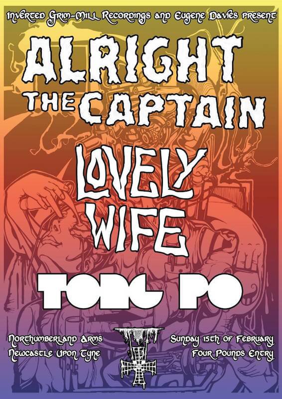 Alright the captain gig flyer
